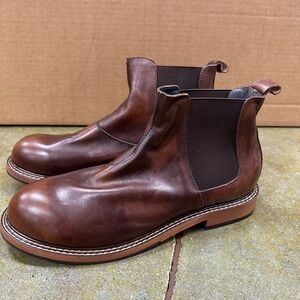 Men's Brown Leather Chelsea Boots